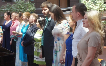 Minin's choir continued the good tradition of helping SPC "Solntsevo"