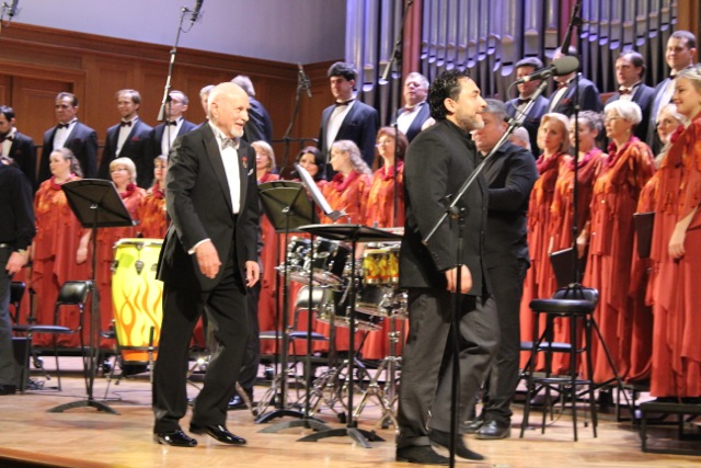 Владимир Минин и тенор Сезар Гутиеррез (Колумбия) в Большом зале Московской консерватории